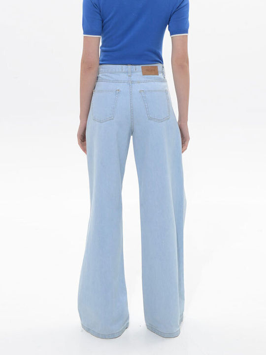 Γυναικείο Jean Παντελόνι σε Κανονική Εφαρμογή Light Blue