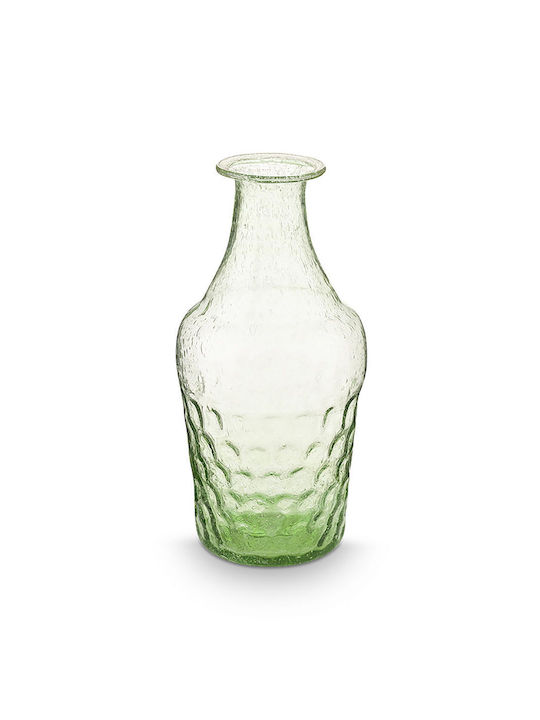 Set/3 Vaze Mici din Sticlă Verde Pip Studio 8cm X 13cm 7cm X 13cm 7cm X 16cm