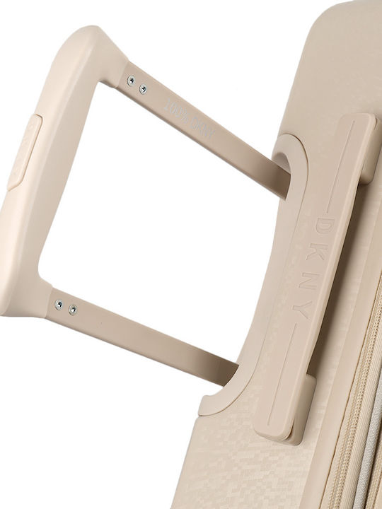 DKNY Großer Hartreisekoffer Ivory mit 4 Rädern
