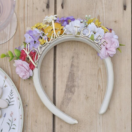 Στεκα Bride To Be Floral Me Πολυχρωμα Λουλουδια