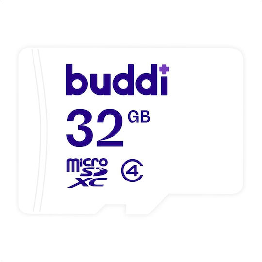 Buddi microSDXC 32GB Клас 4 с адаптер