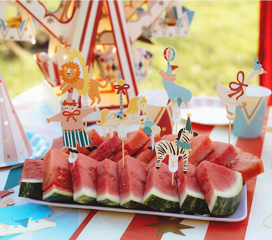 PartyDeco Süßigkeiten Dekoration Sticks für Party 6 Stück