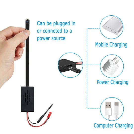 Hidden Nature Spy Camera Wifi Full Hd Motion Sensor App Notifications 2500mah Battery 4h Battery Life