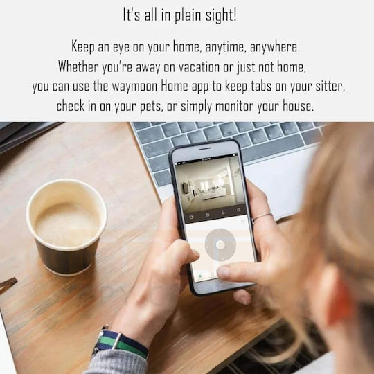 Cameră spion ascunsă 4K în ceas digital Wi-Fi viziune nocturnă senzor de mișcare iOS Android