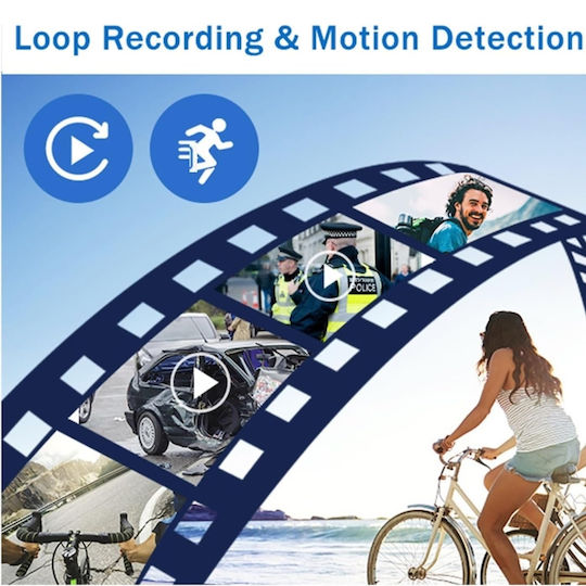 HD 1080p Body Camera Night Vision Loop Recording Police Recorder Daily Activities Cycling Couriers