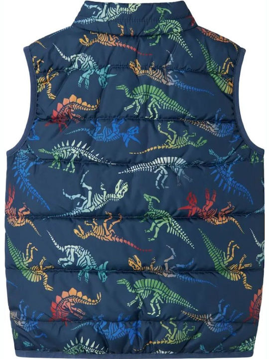 Kids' Casual Jacket Sleeveless Dark Blue