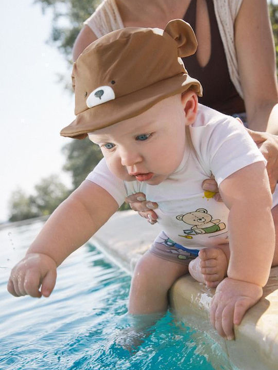 Mayoral Kids Swimwear Swimwear Set with Hat White