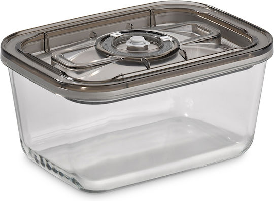 Caso Lunchbox Silikon Transparent Geeignet für die Mikrowelle 1500ml 1Stück