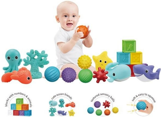 Baby Soft Touch Animal Blocks 20pcs