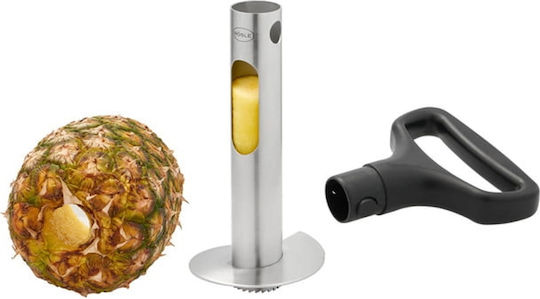 Pineapple Cleaning Slicing Device Rosle Black Stainless Steel