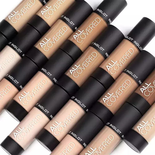 Fond de ten rezistent Inglot All Covered Nuanta Lw 002 Volum 30 ml