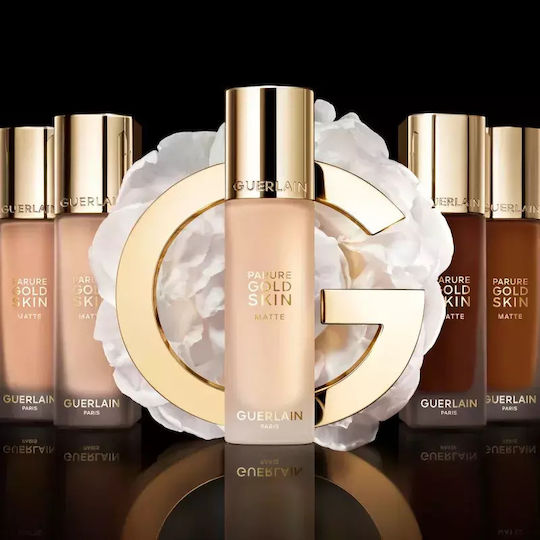 Long-lasting Mattifying Foundation Spf 15 Guerlain Parure Gold Skin Matte Foundation Shade 8n Volume Ml 35