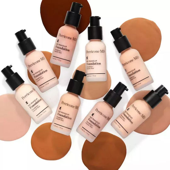 Лека фон дьо тен основа, осигуряваща естествен вид Perricone Md No Makeup Foundation Serum, нюанс Nude, обем 30 мл