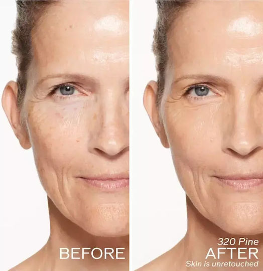 Лек озаряващ фон дьо тен SPF 30 Shiseido Revitalessence Skin Glow нюанс Cedar обем 30 мл