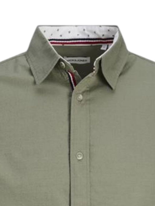 Jack & Jones Βαμβακερό Πουκάμισο Agave Green