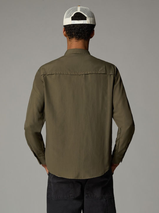 Μακρυμάνικo Πουκάμισο Taupe Green