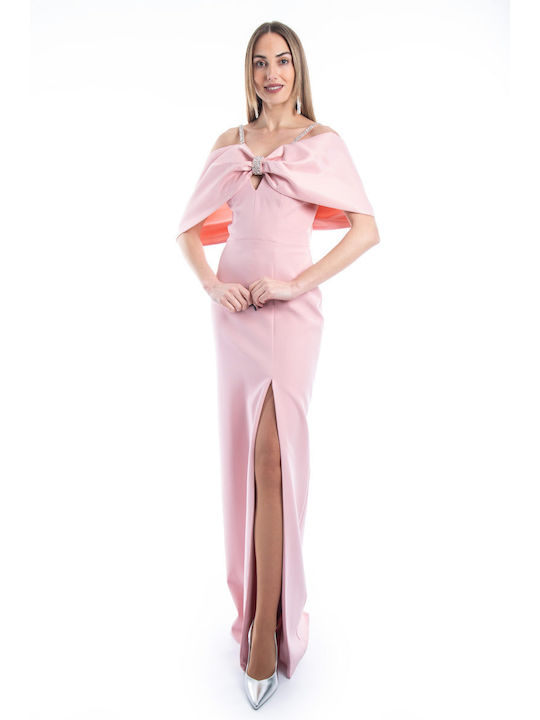 Farmaki Dress Wedding - Christening Pink