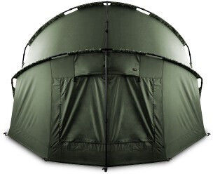 Delphin C3 LUX Bivouac ClimaControl C2G Cort De Camping Pentru Pescuit Tunel Verde Pentru 3 Persoane 300x320x175cm