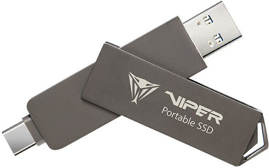 Patriot Pvp30 Duo Compact 2TB USB 3.2 SSD Stick με σύνδεση USB-A & USB-C Μαύρο