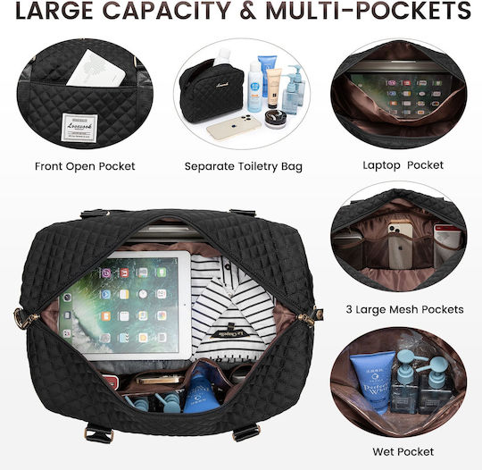 Lovevook Sack Voyage 19lt Black Fabric L48xW11.5xH34.5cm