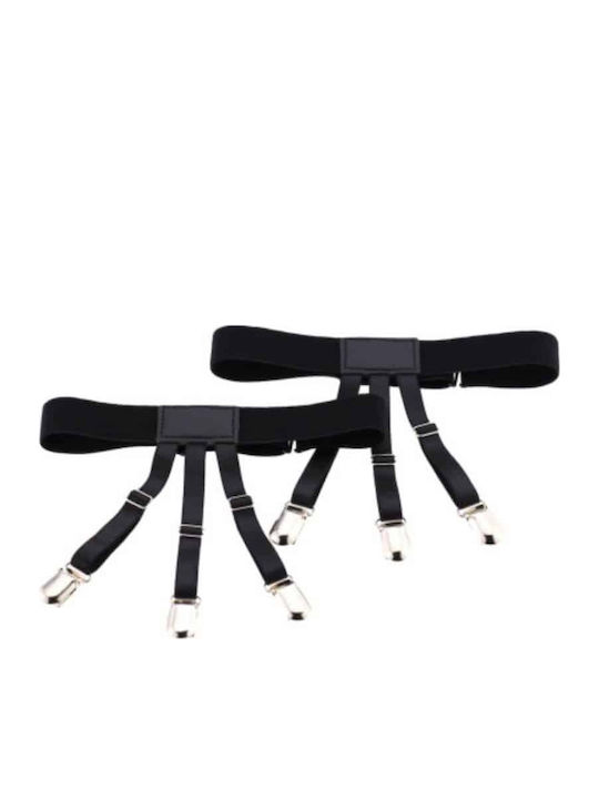 Edman Anti-slip Shirt Hangers Black Set 2 Pieces