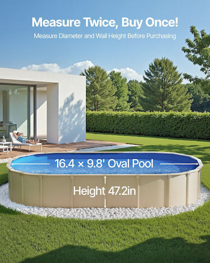 Vevor Μεμβάνη Πισίνας 500x300x120εκ
