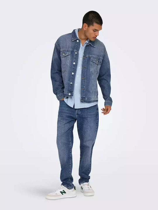 Only & Sons Jeansjacke Jacke Light Blue