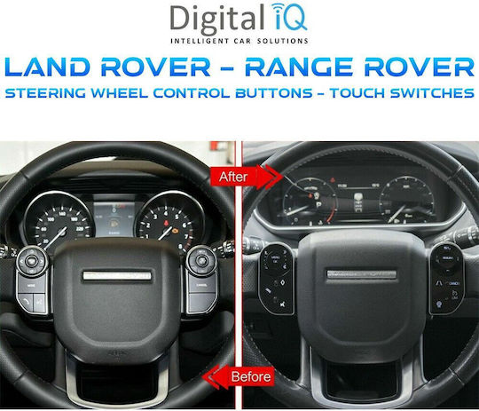 Steering Wheel Control Button – Touch Switches Upgrade Land Rover Range Rover L405 2013-2017 After Jun 2013 Land Rover Range Rover Sport L494 2014-2017 After Jun 2014 Land Rover Discovery 5 L462 2015-2019 After Jun 2015