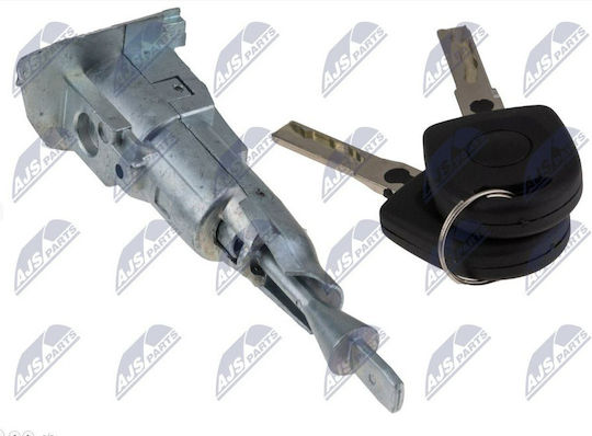 NTY Door lock with installation Front Volkswagen Touareg 2010 EZC-VW-661