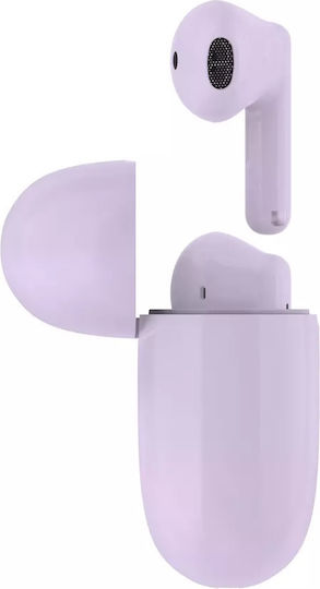 Infinix XBuds 3 Bluetooth Handsfree Ακουστικά με Αντοχή στον Ιδρώτα και Θήκη Φόρτισης Μωβ