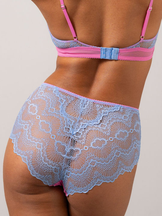Talie înaltă Femeie Slip Two-tone