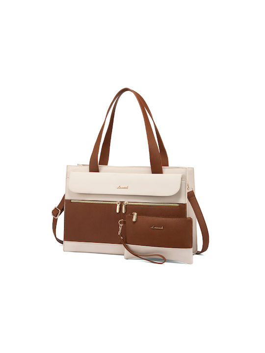 Set Women's Bag Shopper Shoulder Brown