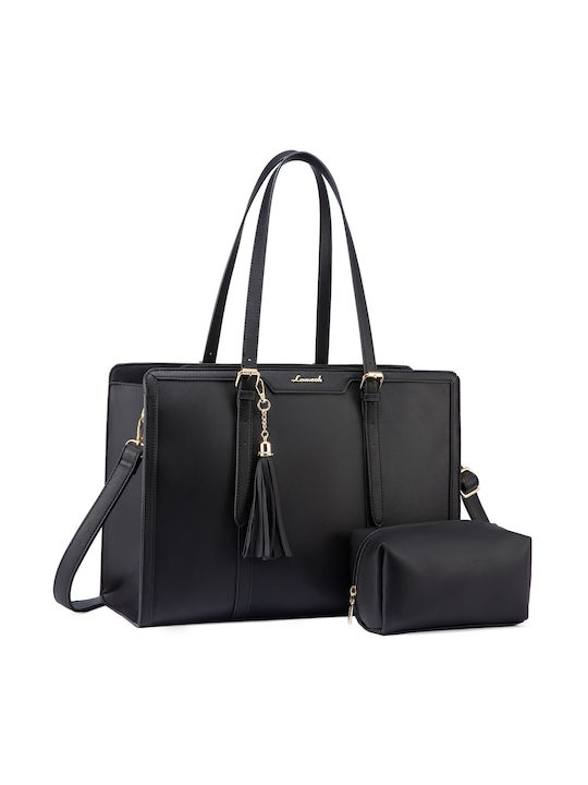 Set Women's Bag Shopper Shoulder Black