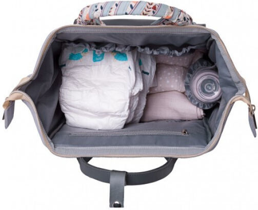 Kikka Boo Diaper Bag Myla Black 27x27x42cm.