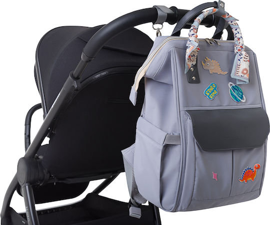 Kikka Boo Diaper Bag Myla Black 27x27x42cm.