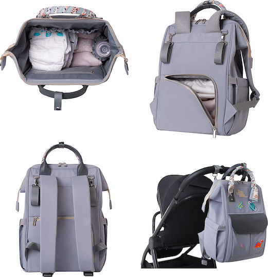 Kikka Boo Diaper Bag Myla Black 27x27x42cm.