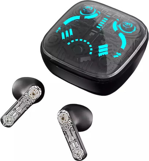 Infinix XBuds 3 GT Bluetooth Handsfree Ακουστικά με Αντοχή στον Ιδρώτα και Θήκη Φόρτισης Μαύρα