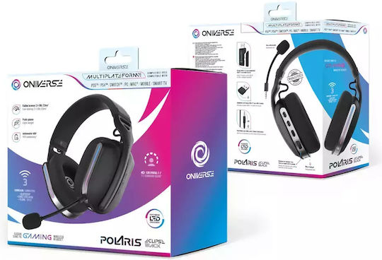 Oniverse Polaris Drahtloses Über Ohr Gaming-Headset mit Konnektivität 3,5 mm / Bluetooth / USB für Nintendo Switch / PC / PS4 / PS5