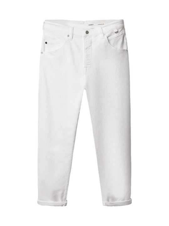 Alex Pantaloni Jeans pentru Bărbați White