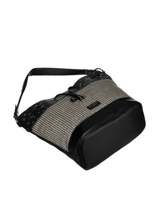 Damentasche Schultertasche Schwarz