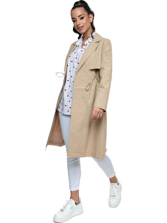 Women's Beige Trench Coat
