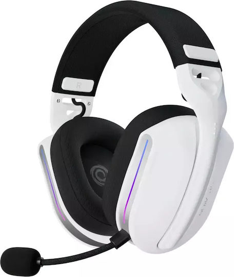 Oniverse Polaris Drahtloses Über Ohr Gaming-Headset mit Konnektivität 3,5 mm / Bluetooth / USB Weiß für Nintendo Switch / PC / PS4 / PS5