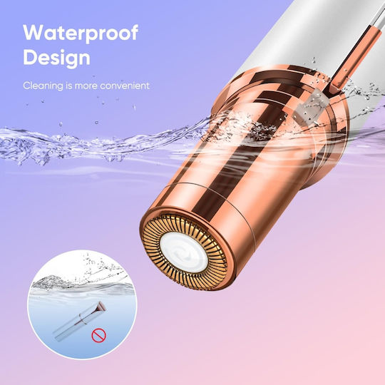 Portable Facial Epilator Pain-free Gentle Hair Removal From Face Body Led Light Hypoallergenic