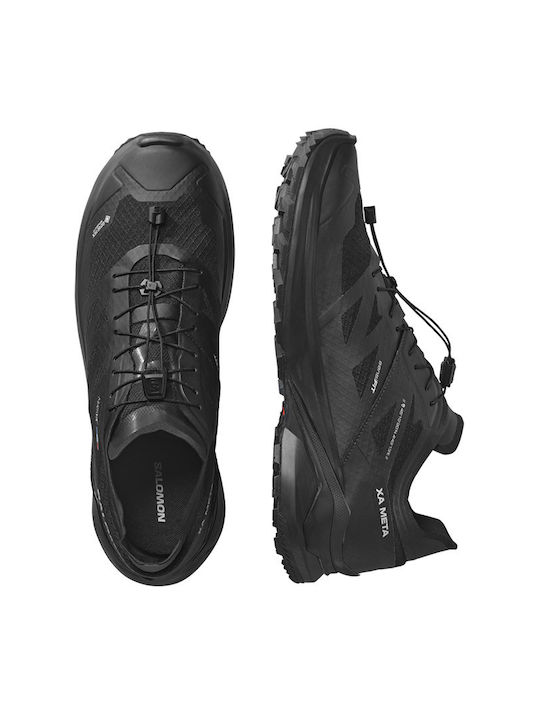 Sport Shoes Trail Running Waterproof with Gore-Tex Membrane Black