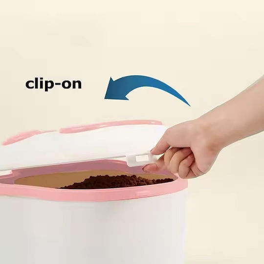 Plastic Food Storage Container for Dog & Cat