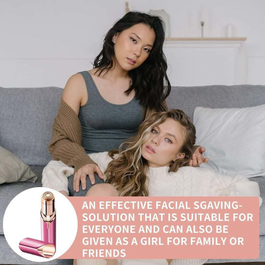 Portable Facial Epilator Pain-free Gentle Hair Removal From Face Body Led Light Hypoallergenic