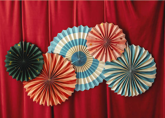 PartyDeco Hanging Ornament for Party 5 Pieces 26 cm