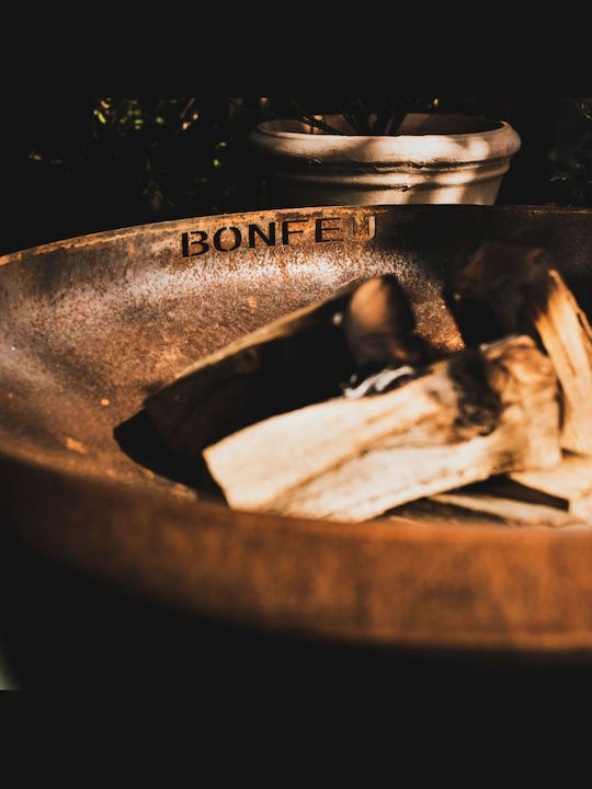 Bonfeu Bonbowl 100 Focar În aer liber din metal Gri 100x100x25cm