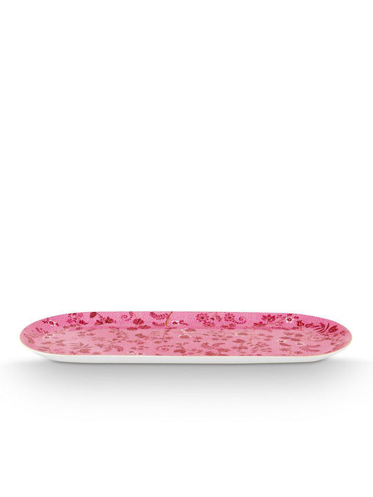 PiP Studio Plate Shallow Oval made of Porcelain Multicolour 33.3x15.5cm