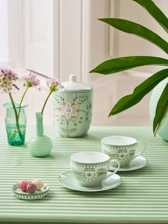 PiP Studio Lily & Lotus Set Tassen Tee aus Porzellan Mehrfarbig 280ml 2Stück